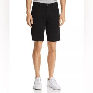 J Brand Men's Size 40 Eli Relaxed Fit Cut Off Stretch Twill Black Shorts NEW